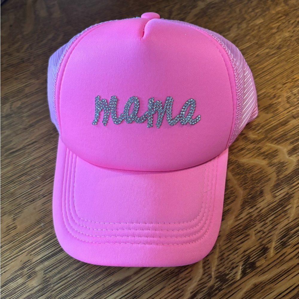Pink 'Mama' Trucker Hat